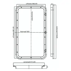 Coast To Coast Door 10 Black Tunnel Boot Door w/Chrome Locks