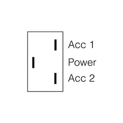 Narva Momentary (On)/Off/Momentary (On) Toggle Switch (Aerial)