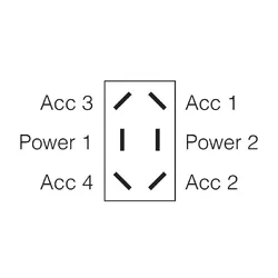 Narva On/Off/On Heavy-Duty Rocker Switch