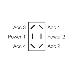 Narva Momentary (On)/Off/Momentary (On) Heavy-Duty Rocker Switch