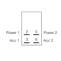 Narva Off/On/On Sealed Rocker Switch