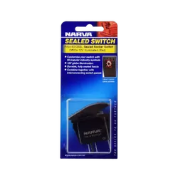 Narva 12 Volt Illuminated Off/On Sealed Rocker Switch (Red)