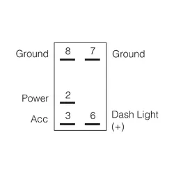 Narva 12 Volt Illuminated Off/Momentary (On) Sealed Rocker Switch (Red)