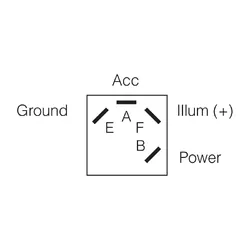Narva Rotary Switch Off/On SPST 15A