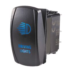 Narva 12/24V Off/On LED Illuminated Sealed Rocker Switch With "Driving Lights" Symbol (B