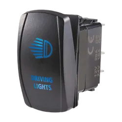 Narva 12/24V Off/On LED Illuminated Sealed Rocker Switch With "Driving Lights" Symbol (B