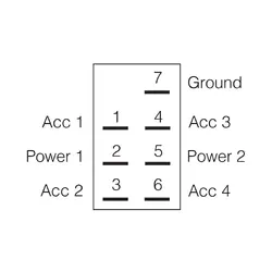 Narva 12/24V Momentary (On)/Off/Mom(On) Illuminated Sealed Rocker Switch With "Winch" Symbol
