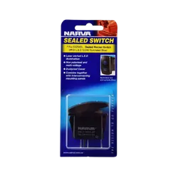 Narva 12/24V Off/On LED Illuminated Sealed Rocker Switch (Blue)