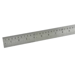 Kincrome Stainless Steel Rule 300Mm (12") Metric & Imperial