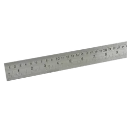 Kincrome Stainless Steel Rule 600Mm (24") Metric & Imperial