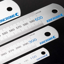 Kincrome Stainless Steel Rule 4 Piece Set 150Mm, 300Mm, 600Mm & 1000Mm Metric