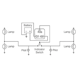 Narva 12 Volt 3 Pin Electronic LED Flasher