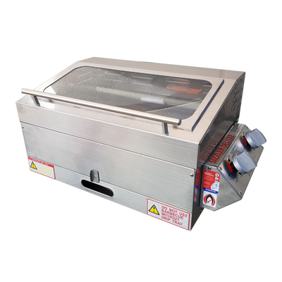 Sizzler Deluxe 2.0 Stainless Steel BBQ With High Lid