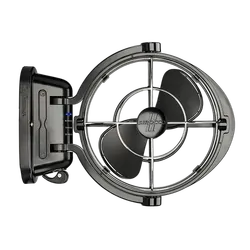 Caframo Sirocco II Fan 12/24v Black & Outback Explorer Wheel Chocks Kit