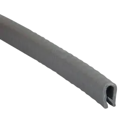 Edge Trim 3.2mm 50m Grey PVC - Aluminium