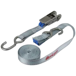 Relaxn Tie Down Ratchet Strap Stainless Steel 25mm 5M Grey