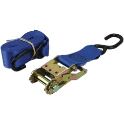 Tie Down Ratchet Strap 25mm 4.3M Blue