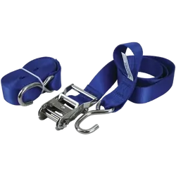 Tie Down Ratchet Strap Stainless Steel 50mm 6M Blue