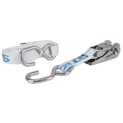 Tie Down Ratchet Strap Stainless Steel 25mm 4.3M White
