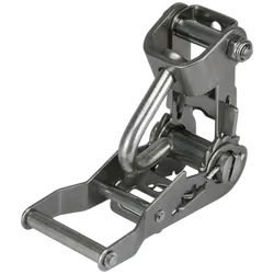 Tie down ratchet only SS with J hook suit 25mm webbing