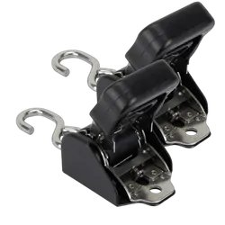 Relaxn Ratchet Retractable Tie Downs S/S 1.2m x 50mm SS hook (Pair)