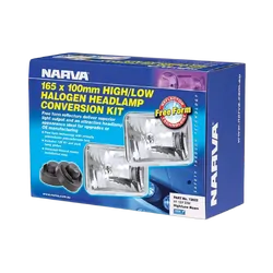 Narva Halogen Headlamp - H1 Conversion Kit - 165 X 100mm High Beam Free Form