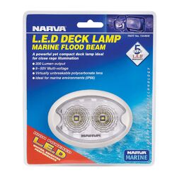 Narva 9-64V LED Work Lamp Flood Beam - White - 900 Lumens