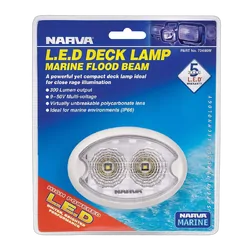 Narva 9-64V LED Work Lamp Flood Beam - White - 900 Lumens