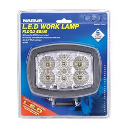 Narva 9-64V LED Work Lamp Flood Beam - 3000 Lumens