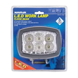 Narva 9-64V LED Work Lamp Flood Beam - 6000 Lumens