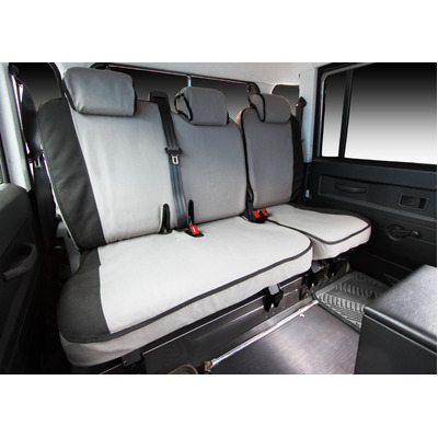 MSA Front Bucket & 3/4 Bench - MSA Premium Canvas Seat Covers To Suit Toyota Landcruiser 75 Series - Personnel Carrier 01/85 To 09/99