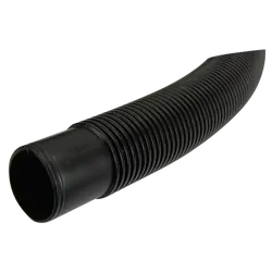 1 1/8" 50Ft Black Cuffed Hose