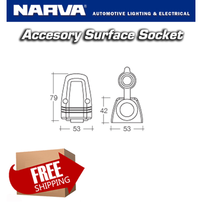 Narva Heavy Duty Accessory Socket
