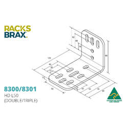 Racksbrax Hd L50 (Triple) 8301