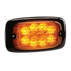 Narva 12/24V 8 Led Warning Light (Amber) With 16 Flash Patterns
