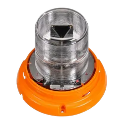 Narva Eurotech Led Strobe/Rotator (Amber) 6 Selectable Flash Patterns, Flange Base