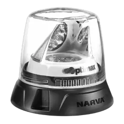 Narva 10-33V Optimax Led Rotating Beacon Flange (Amber/Green)