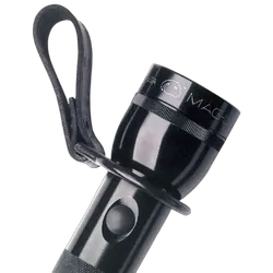 Maglite D-Cell Torch Belt Loop Holder - Black Leather (Plain)
