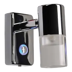 Narva 10-30 Volt Chrome Interior Lamp Dimming With Switch 6000K