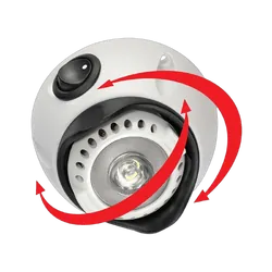 Narva 10-30v LED Interior Swivel Lamp w/ Off/On Switch