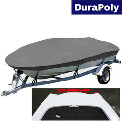 Kaiser Wide Front Tinnie Covers - Light Grey 14-16ft