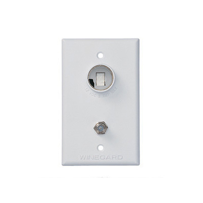 WINEGARD WHITE 2ND TV WALL PLATE ONLY. TG-0741