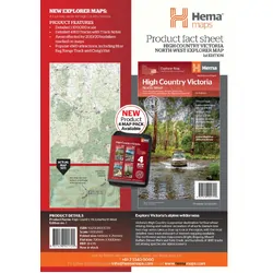 The Victorian High Country - North Western Map