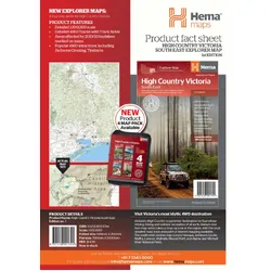The Victorian High Country - South Eastern Map