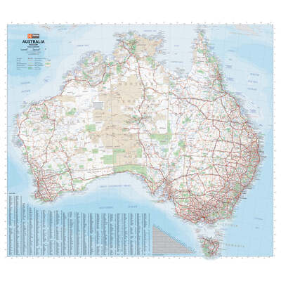 2 in 1 Twin Pack - Australia and World Wall Maps