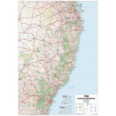 Sydney to Brisbane Map
