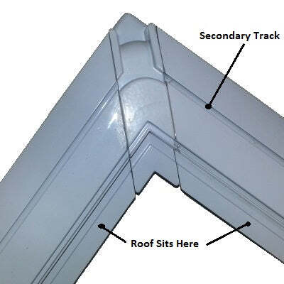 Aussie Traveller Pop Top Roof Surround Mounting Kit #1, Silver