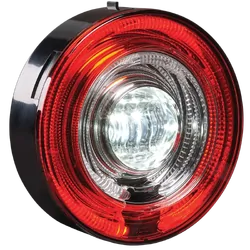 Narva 9-33V Led Model 57 Rear Stop Lamp (Red) With Tail Ring (Red) And Reverse (White)