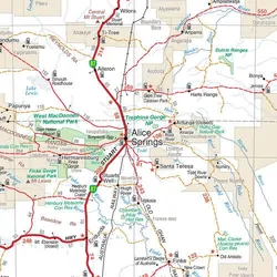 Australia Large Map - 1000x875 - Laminated