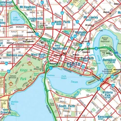 Perth & Region Map - 700x1000 - Laminated
